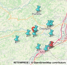 Mappa Via Taddei, 65020 Rosciano PE, Italia (3.875)