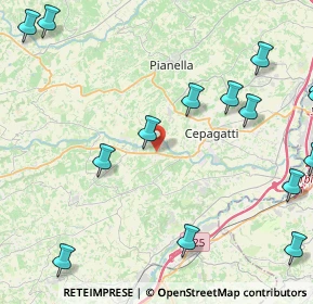 Mappa Via Taddei, 65020 Rosciano PE, Italia (6.8725)