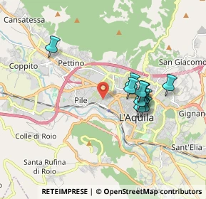 Mappa C.C. MERIDIANA, 67100 L'Aquila AQ, Italia (1.60545)