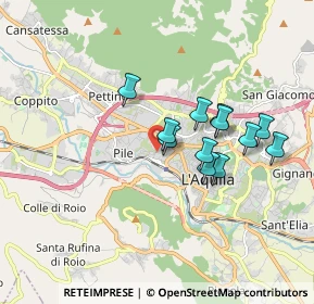 Mappa C.C. MERIDIANA, 67100 L'Aquila AQ, Italia (1.52167)