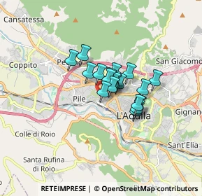 Mappa C.C. MERIDIANA, 67100 L'Aquila AQ, Italia (0.9745)