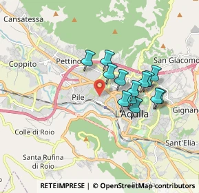 Mappa C.C. MERIDIANA, 67100 L'Aquila AQ, Italia (1.46846)