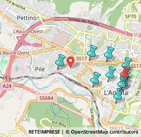 Mappa C.C. MERIDIANA, 67100 L'Aquila AQ, Italia (1.23182)