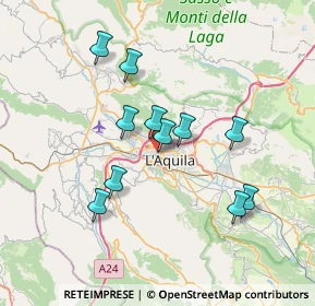 Mappa 101Caffè, 67100 L'Aquila AQ, Italia (6.62636)