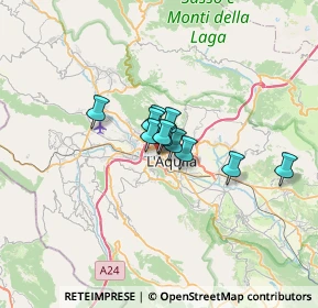 Mappa C.C. MERIDIANA, 67100 L'Aquila AQ, Italia (3.50545)