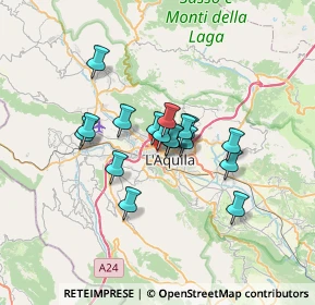 Mappa C.C. MERIDIANA, 67100 L'Aquila AQ, Italia (4.78882)