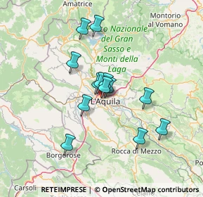 Mappa C.C. MERIDIANA, 67100 L'Aquila AQ, Italia (11.26462)