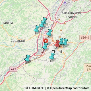 Mappa Via ch, 66100 Chieti CH, Italia (3.22636)