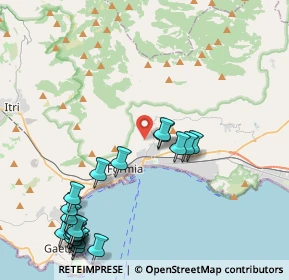 Mappa Via Balzorile, 04023 Formia LT, Italia (5.668)