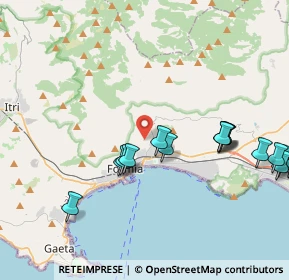 Mappa Via Balzorile, 04023 Formia LT, Italia (5.07313)