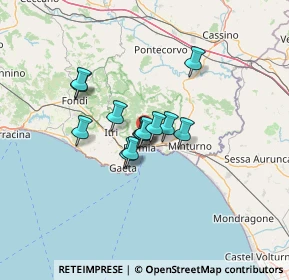 Mappa Via Balzorile, 04023 Formia LT, Italia (8.84923)