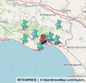 Mappa Via Balzorile, 04023 Formia LT, Italia (7.35286)