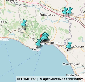 Mappa Via Balzorile, 04023 Formia LT, Italia (9.70167)