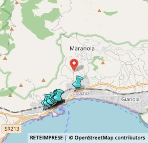 Mappa Via Balzorile, 04023 Formia LT, Italia (2.29182)
