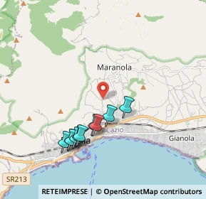 Mappa Via Balzorile, 04023 Formia LT, Italia (2.21818)