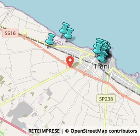 Mappa Km. 1.500, 76125 Trani BT, Italia (1.8525)