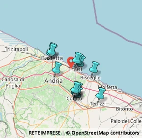 Mappa Km. 1.500, 76125 Trani BT, Italia (10.996)