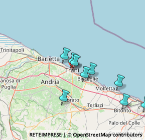 Mappa Via Sabotino, 76125 Trani BT, Italia (33.18615)