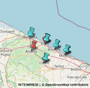 Mappa Via Ademario da Trani, 76125 Trani BT, Italia (10.4855)