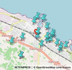 Mappa Via Ademario da Trani, 76125 Trani BT, Italia (1.02)