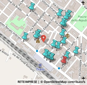 Mappa Via Cittadella, 76125 Trani BT, Italia (0.1305)