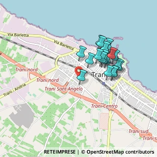 Mappa Via delle Tufare, 76125 Trani BT, Italia (0.8405)