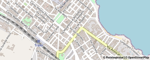Mappa Trani