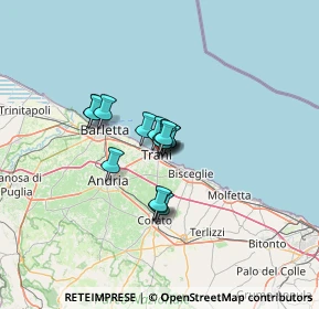 Mappa Via S. Gervasio, 76125 Trani BT, Italia (7.73214)