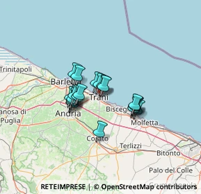 Mappa Via S. Gervasio, 76125 Trani BT, Italia (9.307)