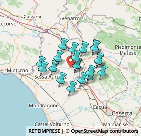 Mappa Via Morrone G. Battista, 81057 Teano CE, Italia (9.697)