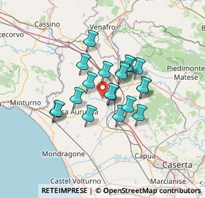 Mappa Via Morrone G. Battista, 81057 Teano CE, Italia (10.1615)