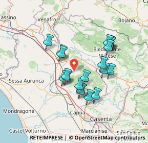 Mappa Via S. Leonardo, 81051 Pietramelara CE, Italia (12.8535)