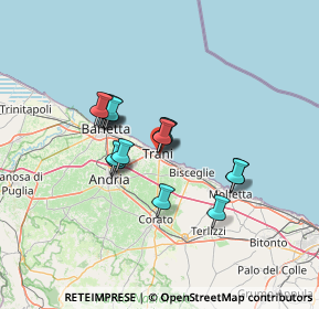 Mappa Via Bebio, 76125 Trani BT, Italia (11.13813)