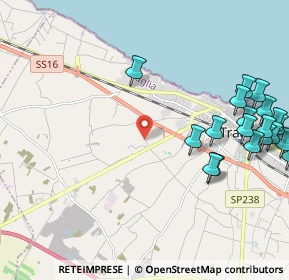 Mappa SP  Trani-Andria Km 1.600 Str. Petrariello, 76125 Trani BT, Italia (3.0015)