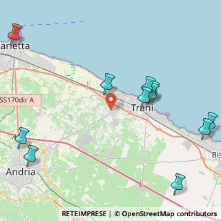 Mappa S.P. Trani-Andria Km 1.600 Str. Petrariello, 76125 Trani BT, Italia (5.89909)