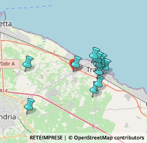 Mappa SP 130 Andria km. 1+250, 76125 Trani BT, Italia (3.28091)