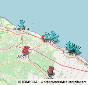 Mappa SP 130 Andria km. 1+250, 76125 Trani BT, Italia (9.62833)