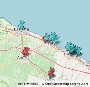 Mappa Strada Provinciale 130 - Trani-Andria Km, 76125 Trani BT, Italia (9.51056)