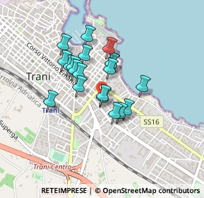 Mappa CARTOTECNICA COSENTINO, 76125 Trani BT, Italia (0.3465)