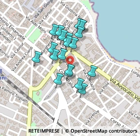 Mappa CARTOTECNICA COSENTINO, 76125 Trani BT, Italia (0.183)