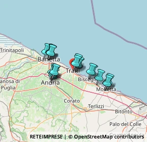 Mappa Via de Cuneo, 76125 Trani BT, Italia (10.0855)