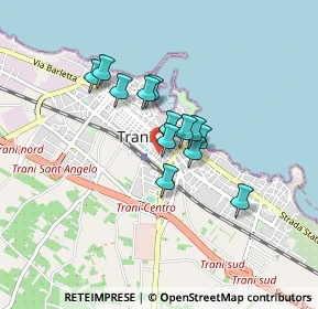 Mappa Via de Cuneo, 76125 Trani BT, Italia (0.62077)