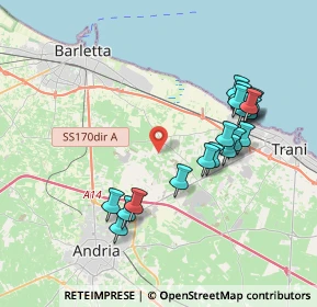 Mappa Contrada Muridano, 76125 Trani BT, Italia (4.07158)