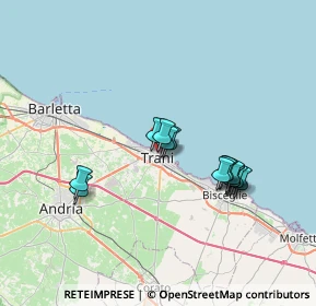 Mappa Via Forno Vecchio, 76125 Trani BT, Italia (6.35357)