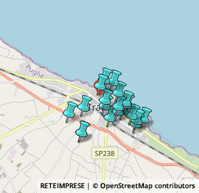 Mappa Via Forno Vecchio, 76125 Trani BT, Italia (1.2835)