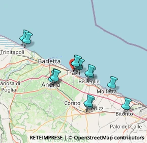 Mappa Via Forno Vecchio, 76125 Trani BT, Italia (13.57214)