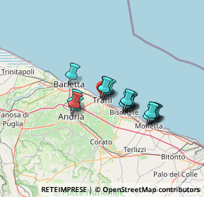 Mappa Piazza Giuseppe Mazzini, 76125 Trani BT, Italia (10.282)