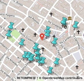 Mappa Piazza Giuseppe Mazzini, 76125 Trani BT, Italia (0.147)