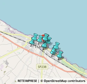 Mappa Supportico della Conca, 76125 Trani BT, Italia (1.09923)