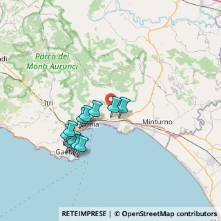 Mappa Via Ponzanello, 04023 Formia LT, Italia (6.96455)